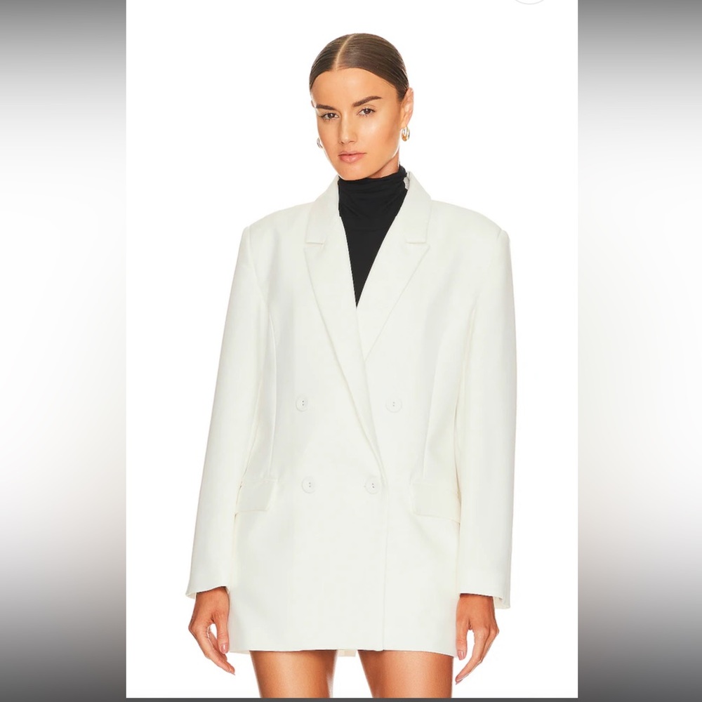 NWT Bardot Maison Split Back Blazer, Orchid White, Size X-Small